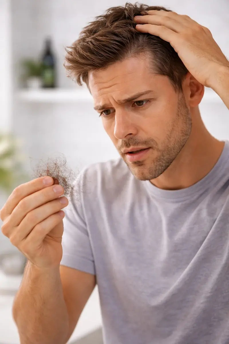 Alopecie barbati tratament ulei Batana PEREVO scalp regenerare