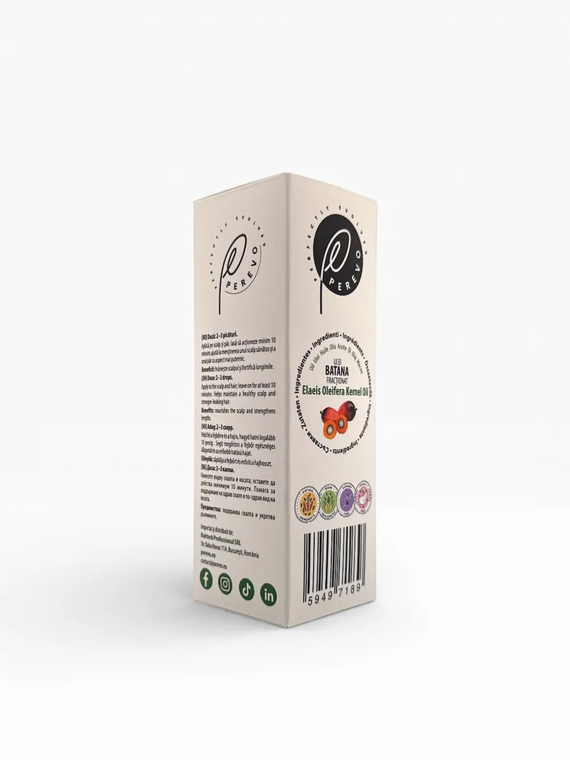 Cutie Ulei Batana Perevo cu ingrediente si detalii eticheta