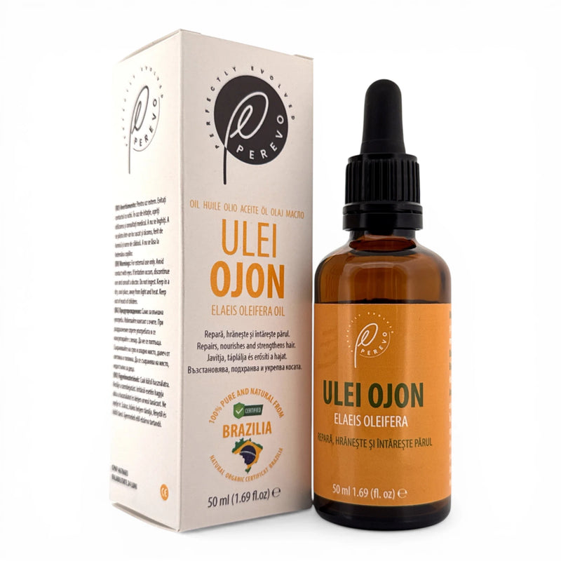 Flacon si cutie Ulei Ojon Perevo 50 ml din Brazilia